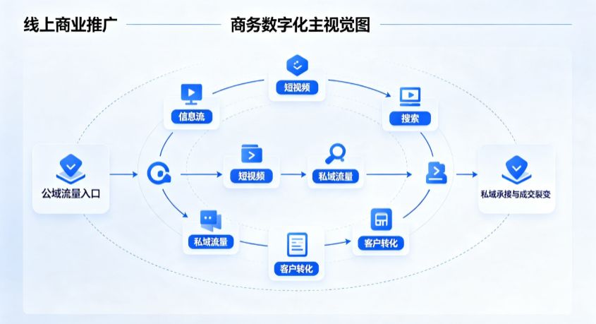 昆山市线上商业推广怎么做？全域流量闭环搭建与低成本转化实战指南